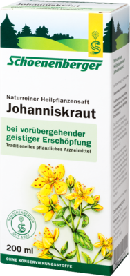 JOHANNISKRAUT SAFT Schoenenberger Heilpfl.Säfte