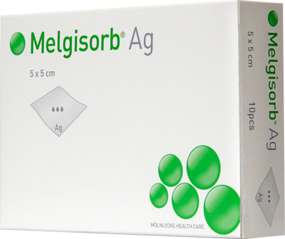 MELGISORB Ag Verband 5x5 cm