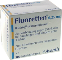 FLUORETTEN 0,25 mg Tabletten