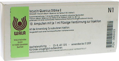 ISCUCIN quercus Stärke E Ampullen