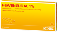 HEWENEURAL 1% Injektionslösung Ampullen