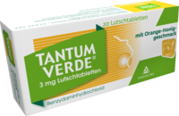 TANTUM VERDE 3 mg Lutschtabl.m.Orange-Honiggeschm.