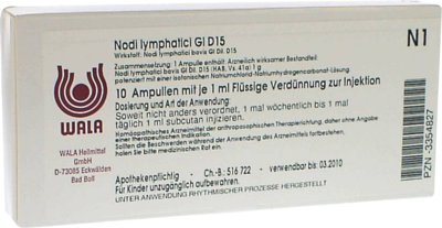 NODI lymphatici GL D 15 Ampullen