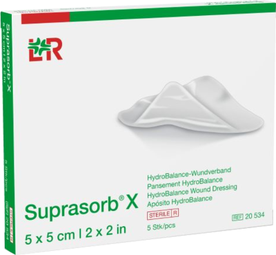 SUPRASORB X HydroBalance Wundverb.5x5 cm