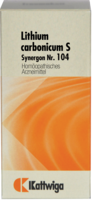 SYNERGON KOMPLEX 104 Lithium carbonicum S Tabl.