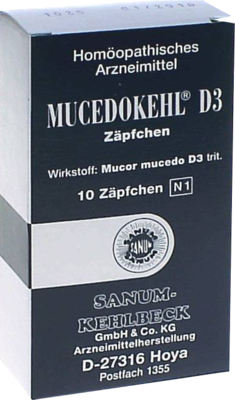 MUCEDOKEHL D 3 Zäpfchen