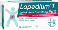 LOPEDIUM T akut bei akutem Durchfall Tabletten