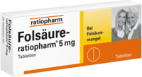 FOLSÄURE-RATIOPHARM 5 mg Tabletten