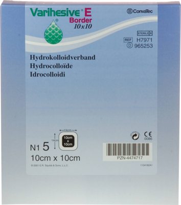 VARIHESIVE E Border 10x10 cm HKV hydroaktiv