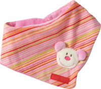 BABY-HALSTUCH mit Klettverschluss pink