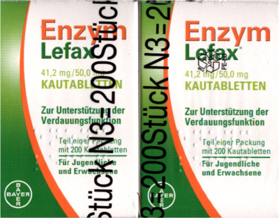 ENZYM LEFAX Kautabletten