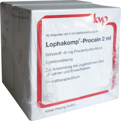 LOPHAKOMP Procain 2 ml Injektionslösung