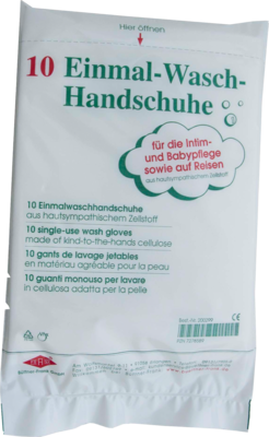 WASCHHANDSCHUHE Einmal