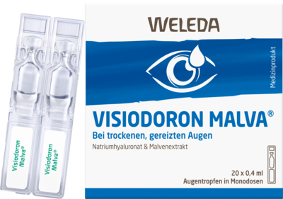 VISIODORON Malva Augentropfen in Einzeldosispipet.