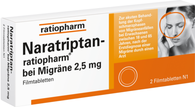 NARATRIPTAN-ratiopharm bei Migräne Filmtabletten