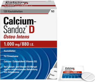 CALCIUM SANDOZ D Osteo intens Kautabletten