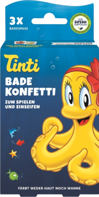 TINTI Badekonfetti 3er Pack DisplaySchale