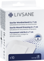 LIVSANE steriler Wundverband 6x7 cm