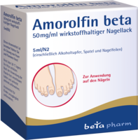 AMOROLFIN beta 50 mg/ml wirkstoffhalt.Nagellack