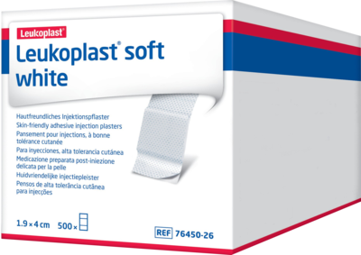 LEUKOPLAST soft white Pflaster 8 cmx5 m Rolle