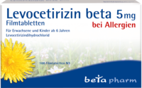 LEVOCETIRIZIN beta 5 mg Filmtabletten